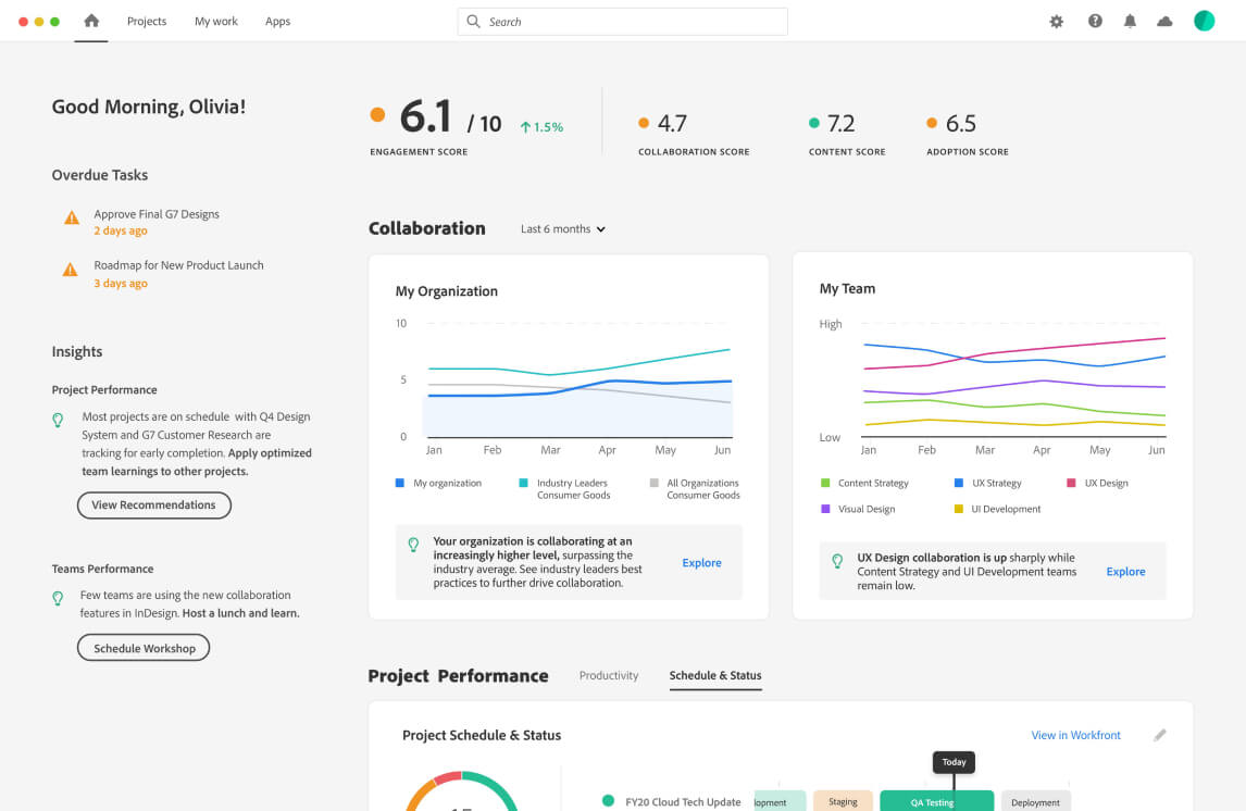 Adobe CC Homepage
