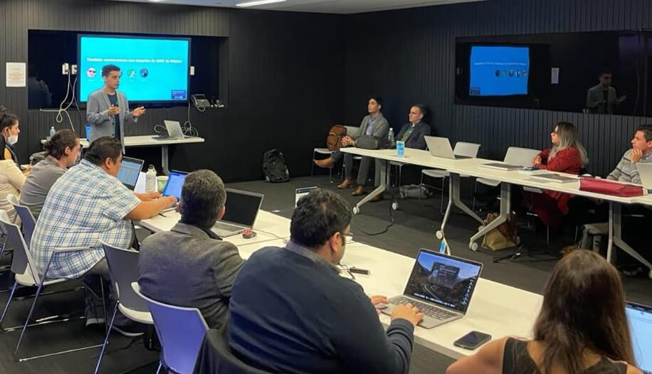 Presenting at ATT offices in Mexico